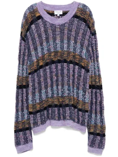 Collina Strada Vitelli Plaid Jumper In Purple