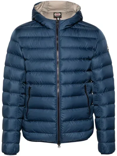 Colmar Hooded Down Jacket In Blue