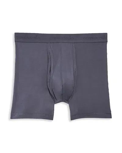 Commando Micro Modal Relaxed Fit Boxer Briefs In Titanium