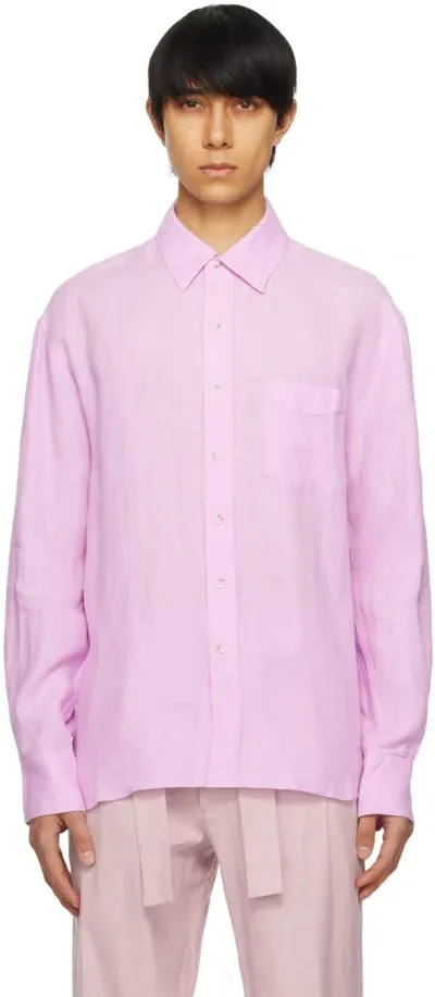 Commas Pink Dropped Shoulder Shirt In Fresco Quartz