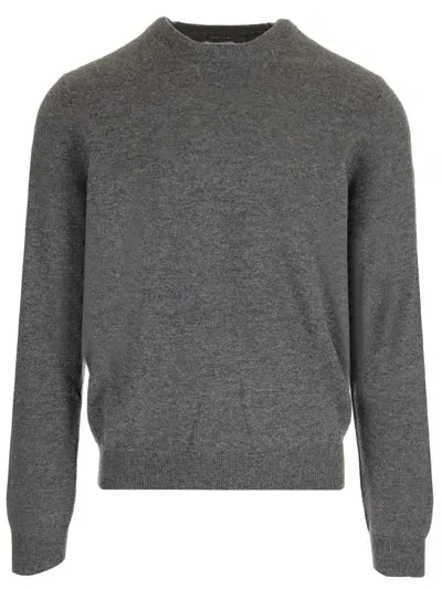 Comme Des Garçons Basic Wool Jumper In Grey