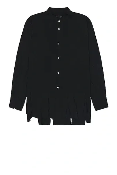 Comme Des Garcons Black Broad Garment Shirt In Black