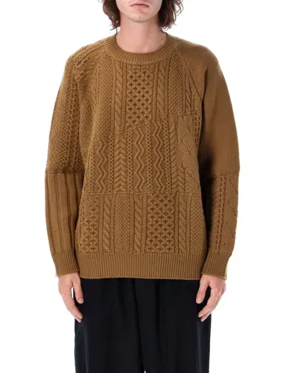 Comme Des Garçons Sweater In Brown