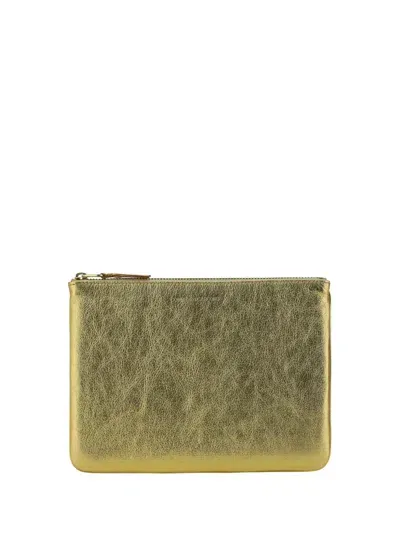 Comme Des Garçons Coin Purse In Gold