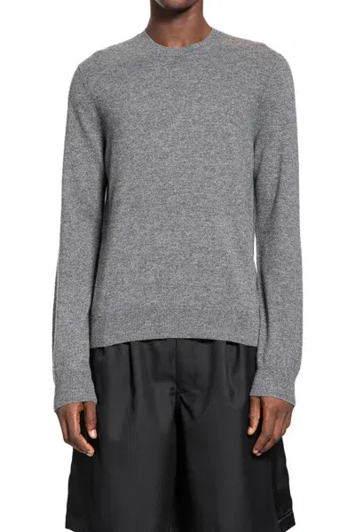 Comme Des Garçons Grey Wool Sweater