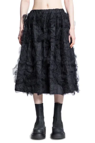 Comme Des Garçons Woman Black Skirts