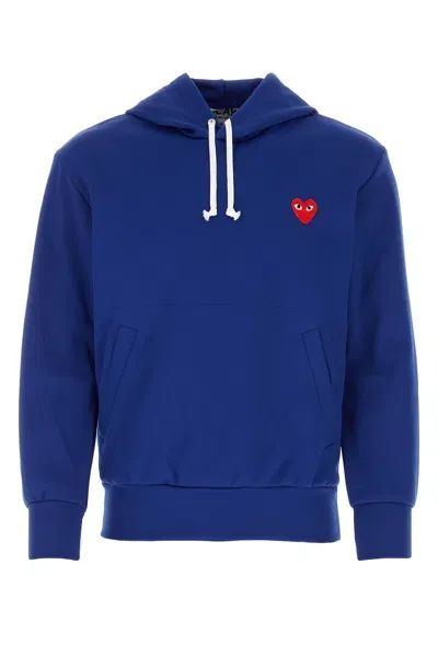 Comme Des Garçons Play Comme Des Garcons Play Sweatshirts In Navy