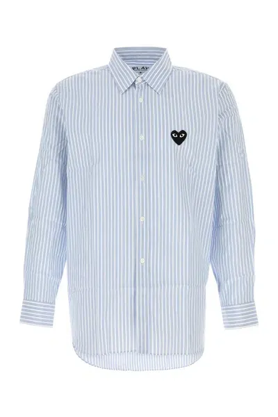 Comme Des Garçons Play Shirts In 블루