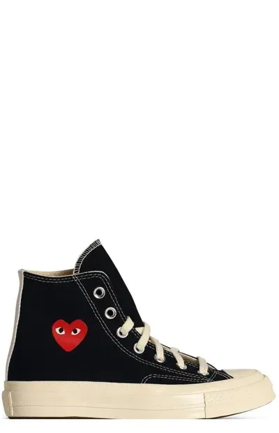 Comme Des Garçons Play Comme Des Garcons Play X Converse Single Heart Chuck 70 Sneakers In Black