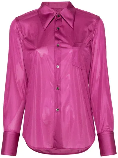 Comme Des Garçons Classic Shirt In Purple