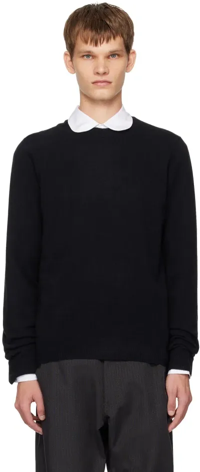 Comme Des Garçons Shirt Black Crewneck Sweater In 1 Black