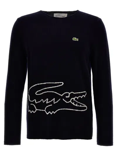 Comme Des Garçons Shirt Comme Des Garcons Shirt Comme Des Garcons Shirt X Lacoste Sweater In Black