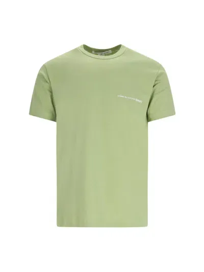 Comme Des Garçons Shirt Logo T-shirt In Green