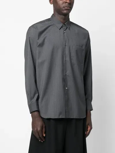 Comme Des Garçons Shirt Comme Des Garcons Shirt Men Fine Wool Suit 140gr Shape Shirt In Medium Grey