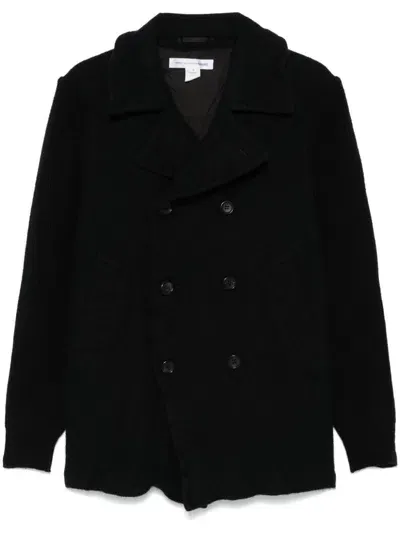 Comme Des Garçons Shirt Mens Coat Woven In Blue