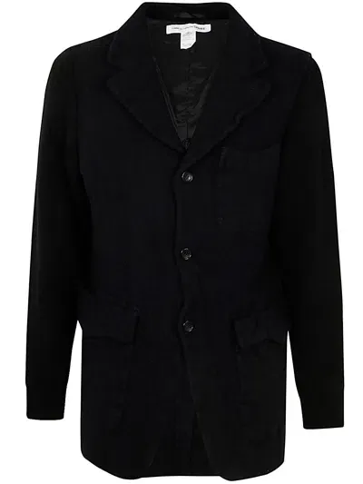 Comme Des Garçons Shirt Mens Jacket Woven In Navy