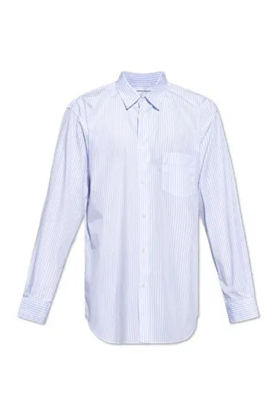 Comme Des Garçons Shirt Striped Long-sleeve Shirt In Multi