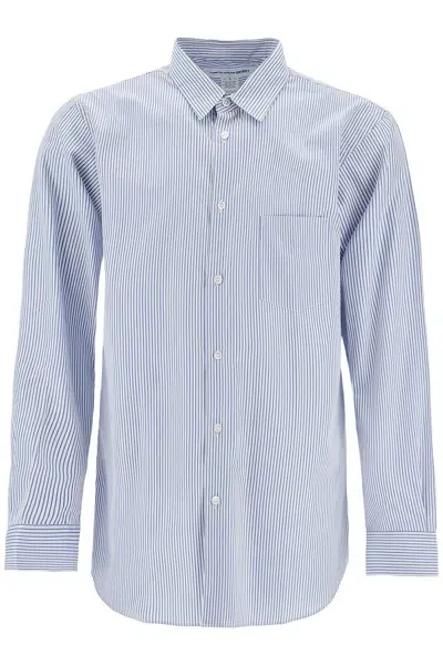 Comme Des Garçons Shirt Comme Des Garcons Shirt 'strong Will' Striped In Blue