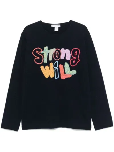 Comme Des Garçons Shirt Strong Will Sweater In Blue