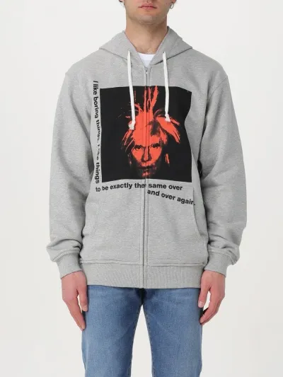 Comme Des Garçons Shirt Hooded Sweatshirt With In Grey