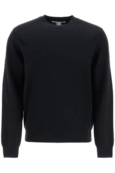 Comme Des Garçons Shirt Comme Des Garcons Shirt Wool Crewneck Pullover In Black