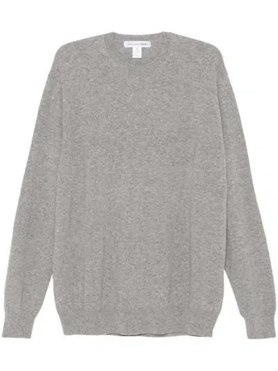 Comme Des Garçons Shirt Wool Sweater In Grey