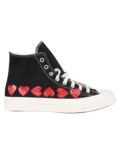 Comme Des Garçons Sneaker Con Logo In Black