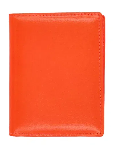 Comme Des Garçons Super Fluo Cardholder In Blue/orange