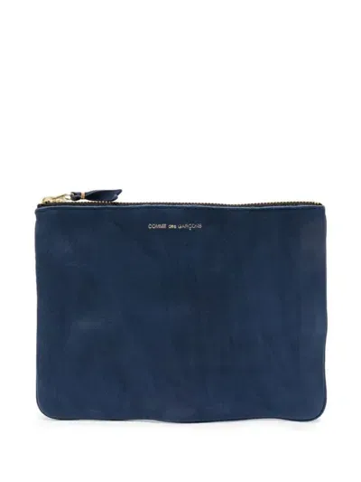 Comme Des Garçons Wallet / W Ashed W Allet Accessories In 2 Navy