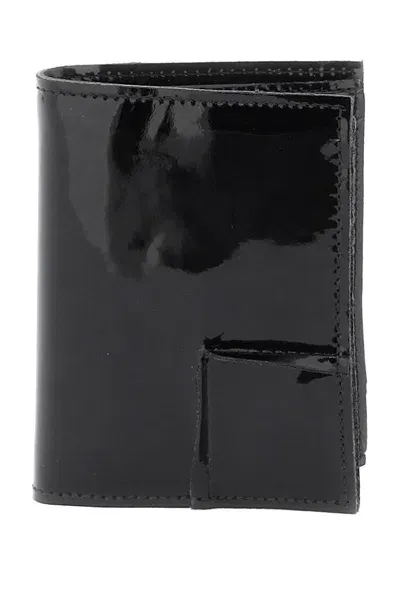 Comme Des Garçons Wallet Reversed Hem Bi In Black