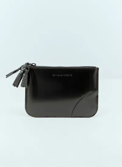 Comme Des Garçons Zipper Medley Small Pouch In Black