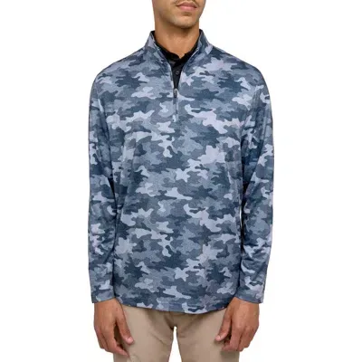 Construct Con.struct Camo Print Performance Quarter Zip In Multi