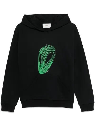 Coperni Alien Head Hoodie In Schwarz