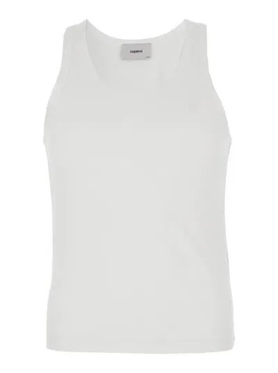 Coperni Lightweight Logo Tank Top In White