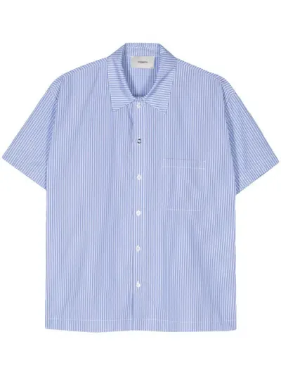 Coperni Logo-button Shirt In Blue