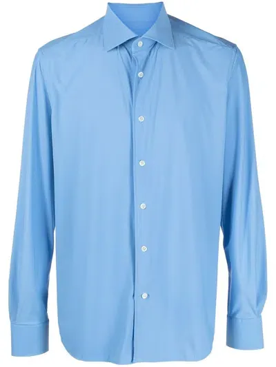 Corneliani Button-down Shirt In Blau