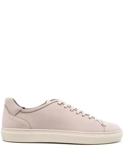 Corneliani Nubuck Sneakers In Neutrals