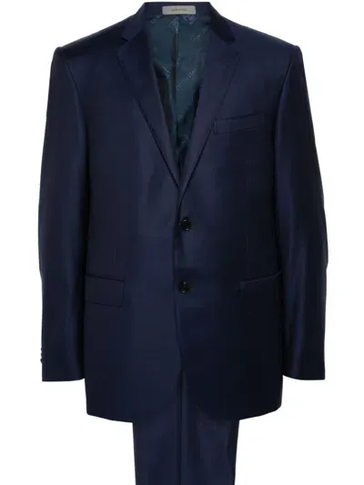 Corneliani Virgin Wool Suit In Blue