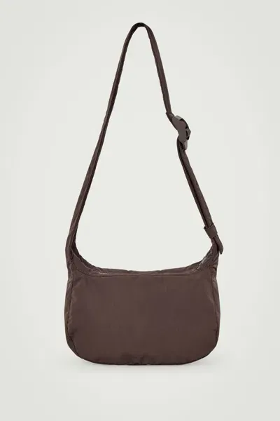 Cos Crossbody Saddle Bag - Nylon In Brown