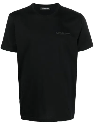 Costume National Contemporary Logo-print T-shirt In Schwarz