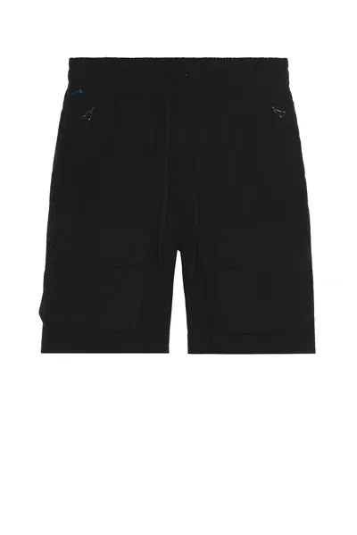 Cotton Citizen Santorini Cargo Short In Jet Black