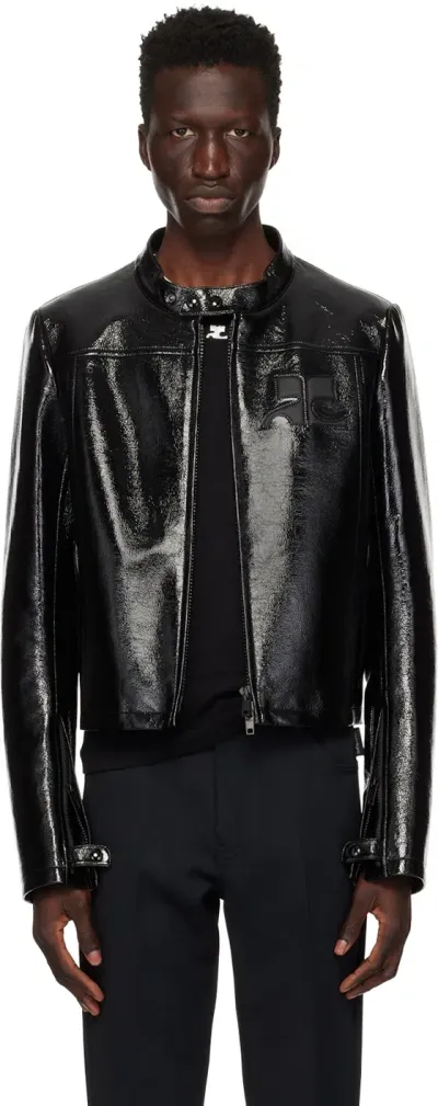 Courrèges Black Iconic Jacket In 9999 Black