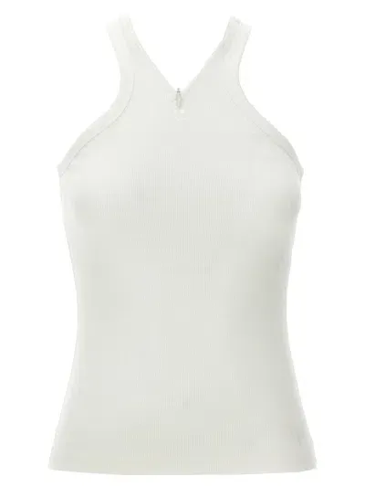 Courrèges Criss Cross 90 Tops White