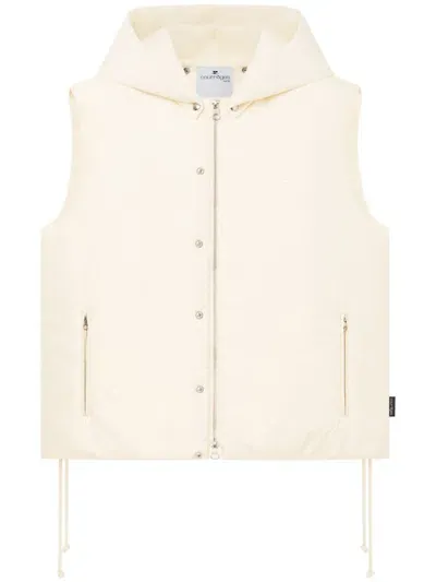 Courrèges Gilet Piumino In Beige