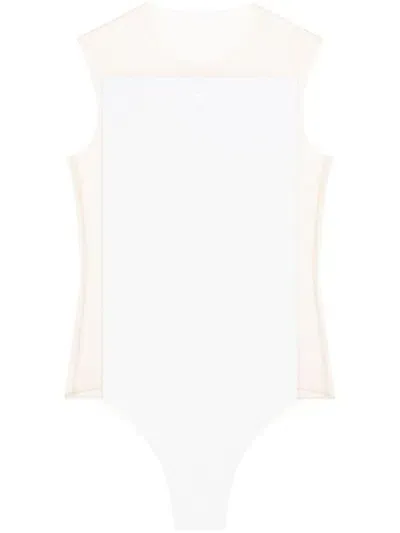 Courrèges Illusion Bodysuit In White