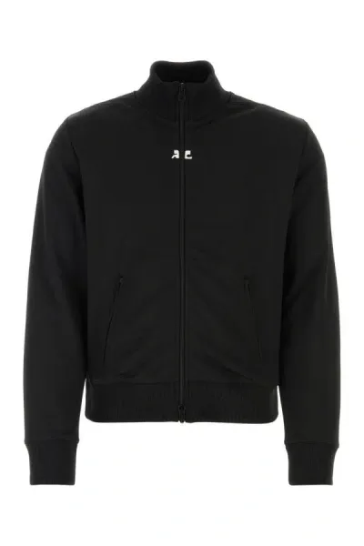 Courrèges Courreges Man Black Polyester Sweatshirt