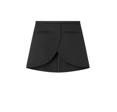 Courrèges Mini Skirt Ellypse In Black