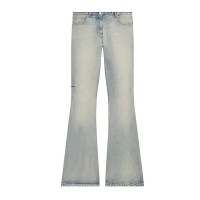 Courrèges Bootcut Cotton Jeans In 7011