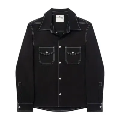 Courrèges Shirts In Schwarz