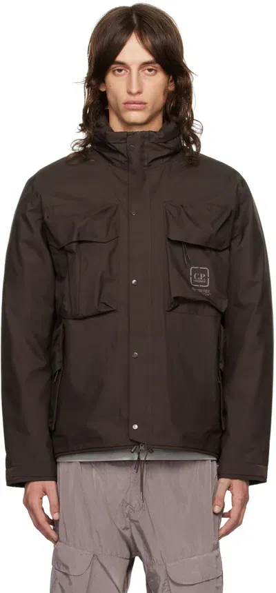 C.p. Company Cp Company Metropolis Series Gore-tex 3l Infinium Hooded Jacket In Brown